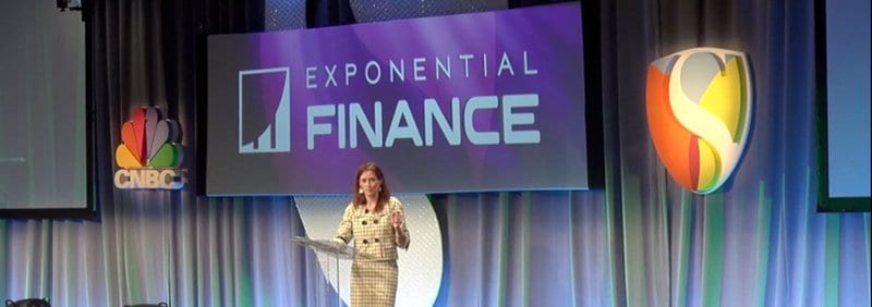 Financial Blockchain Applications will be Measured in the Trillions, says Blythe Masters at Exponential Finance 2015 1