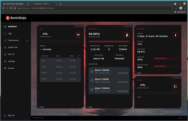 How To Set Up RoninDojo Tanto, A Powerful Privacy Tool For Bitcoin Transactions 27