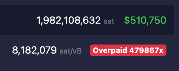 PayPal Partner Paxos Overpaid $510,750 In The Largest USD Bitcoin Transaction Fee Ever 1